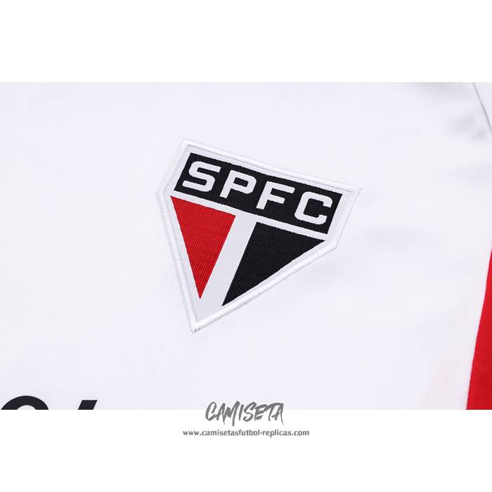 Chandal del Sao Paulo 2023-2024 Manga Corta Blanco